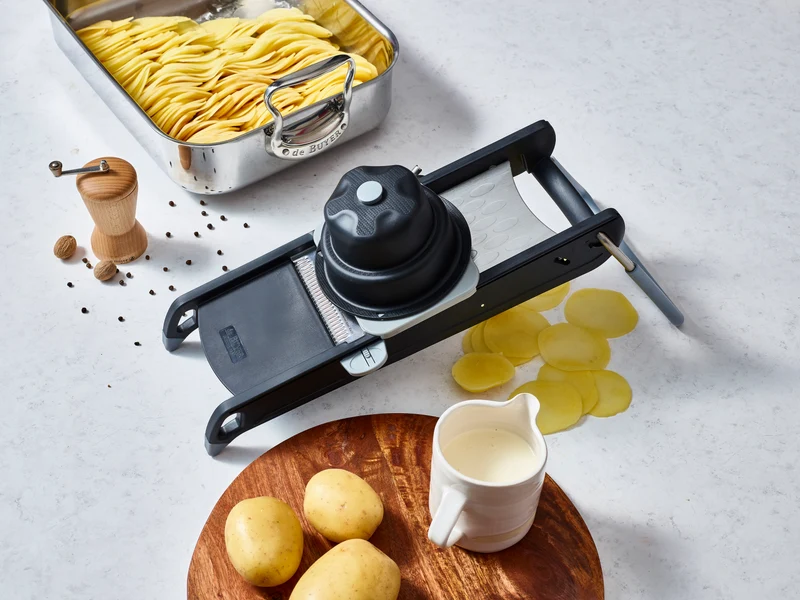 de Buyer Gemüsehobel La Mandoline Swing Plus schwarz