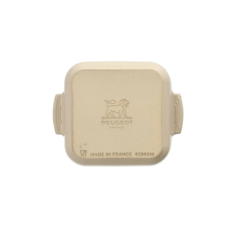 Peugeot - Appolia Auflaufform, quadratisch, 21 cm, Ecru