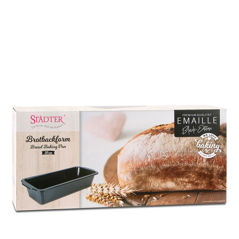 EMAILLE Brotbackform 35x14,5 cm