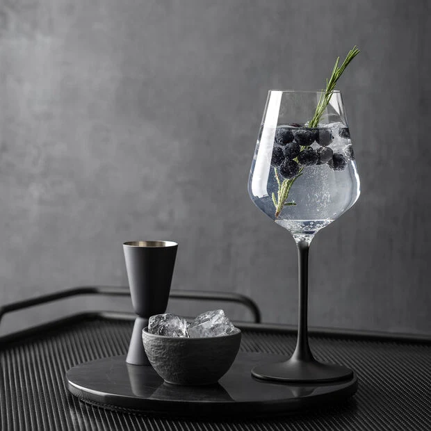 Villeroy & Boch Manufacture Rock Weißweinglas, 4 Stück, 380 ml