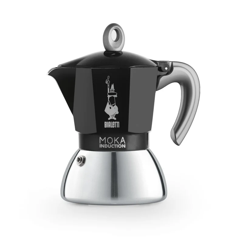 Bialetti Espressokocher Moka Induktion mit Bi-Layer-Kessel 4 Tassen