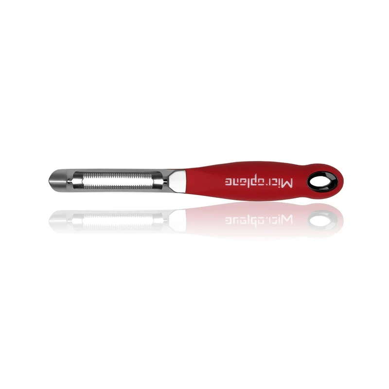 Microplane Profi-Schäler mit gezahnter Klinge, schwarz