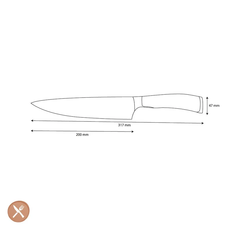Wüsthof - Classic Ikon Kochmesser Creme 20 cm