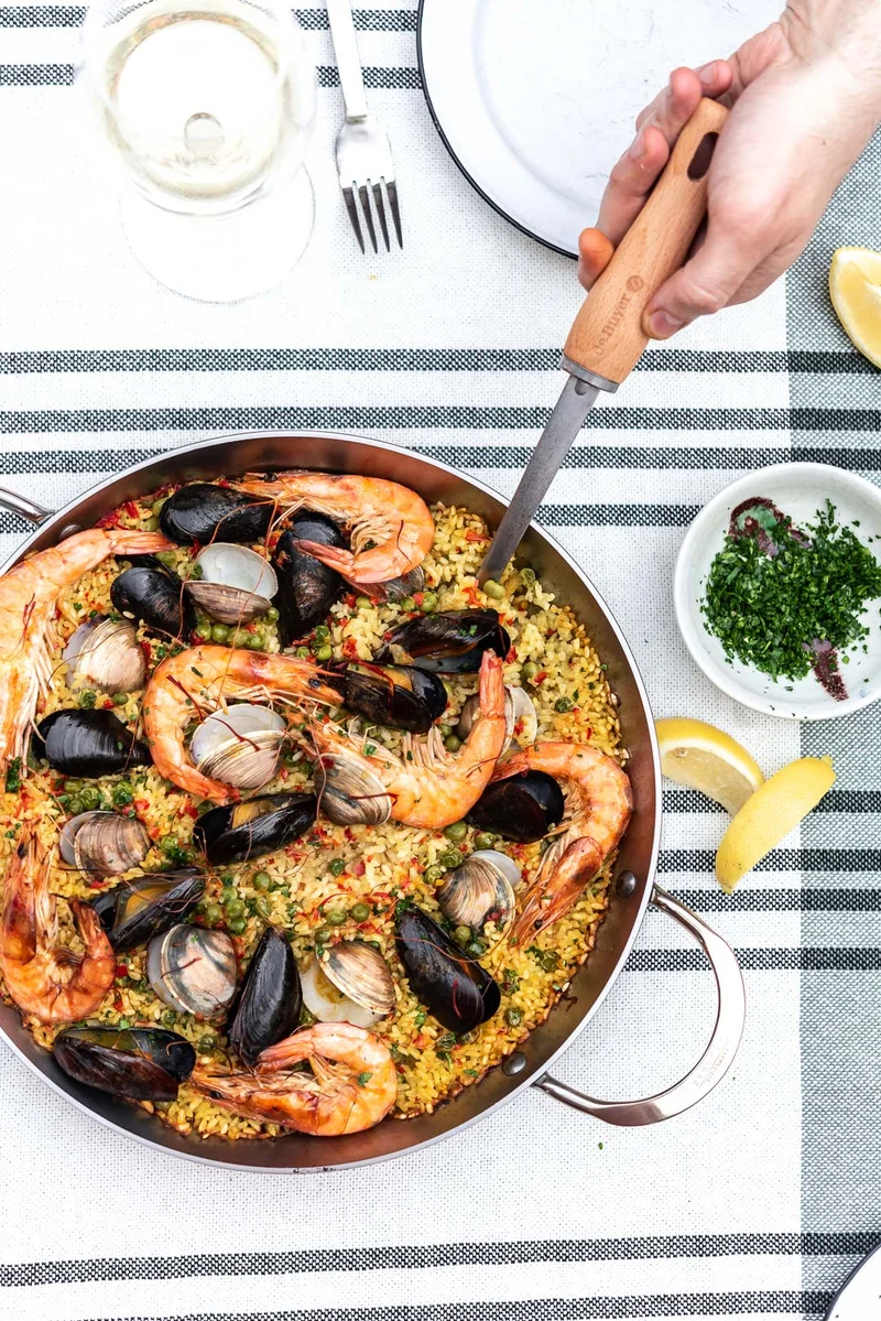 de Buyer Paella Pfanne Mineral B 32cm