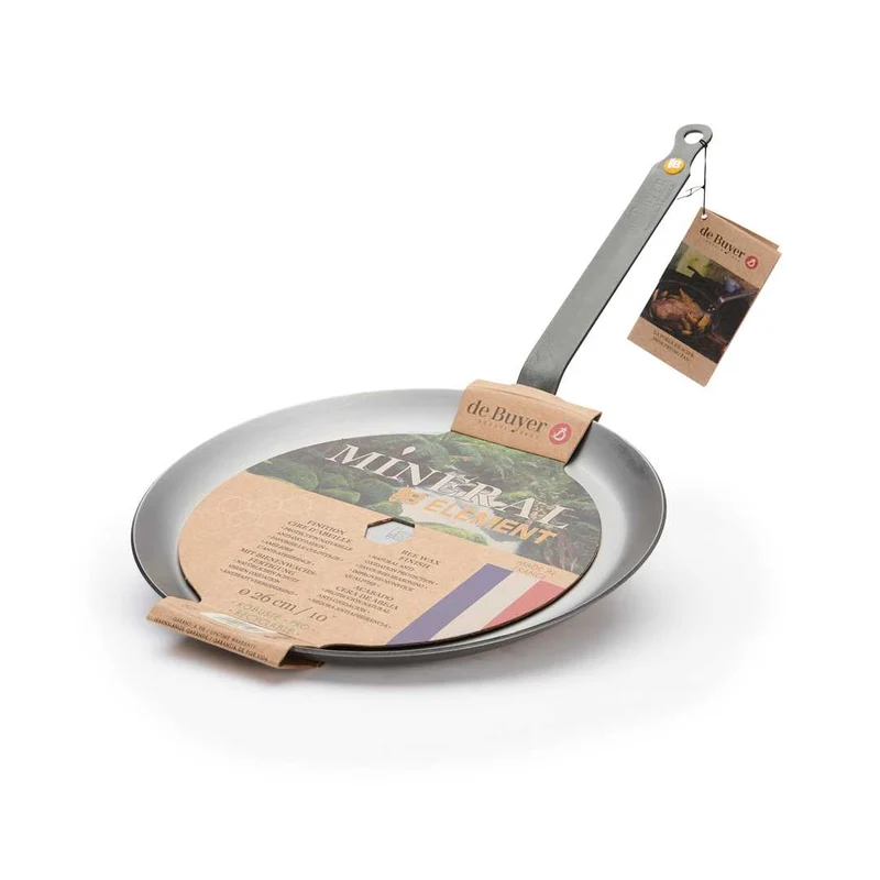 de Buyer Crepe Eisenpfanne Serie Mineral B 24cm 5615.24