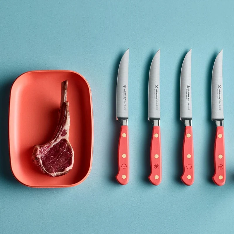 Wüsthof - Classic Steakmesser-Set 4-teilig Coral Peach