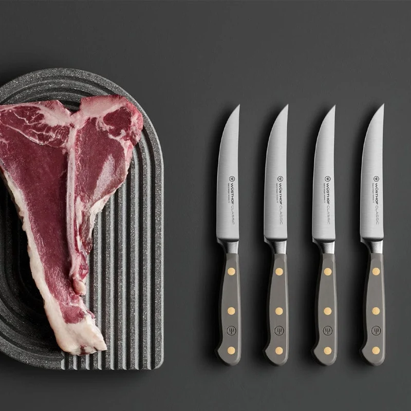 Wüsthof - Classic Steakmesser-Set 4-teilig Velvet Oyster