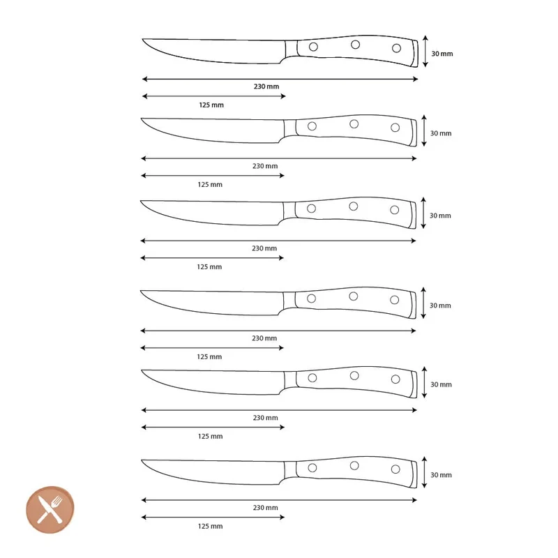 Wüsthof - Classic Steakmesser-Set 6-teilig