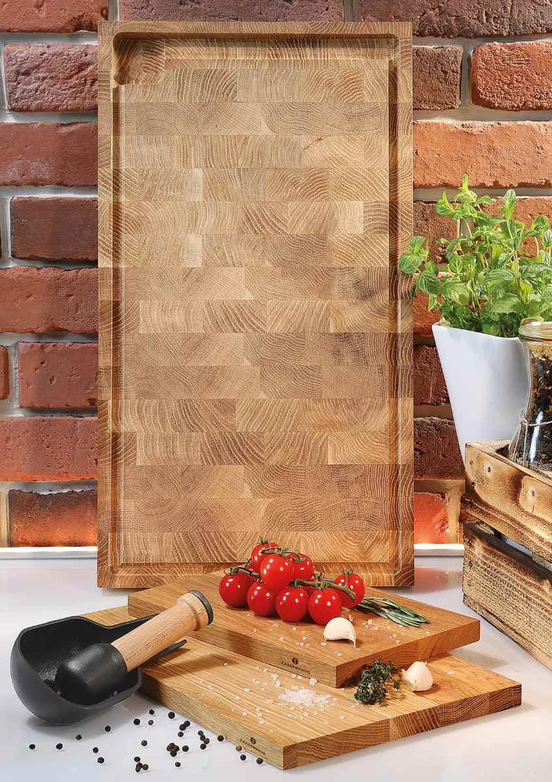 Zassenhaus Eco Line Schneidbrett Eiche 36x23x2cm