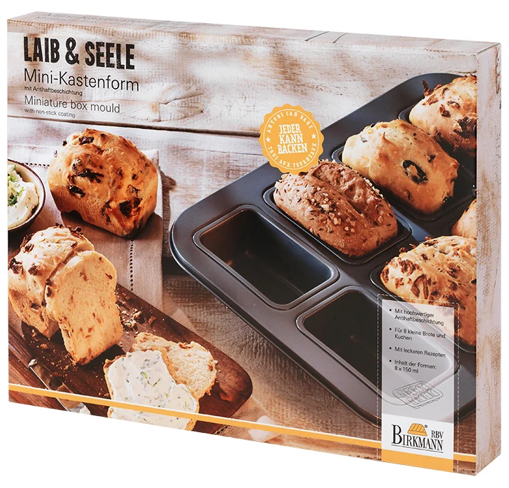 Birkmann Mini Kastenform - Antihaft Backform für kleine Kuchen