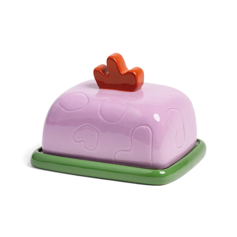 &Klevering - Butterdose Skizze Flieder