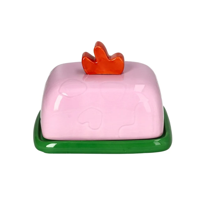 &Klevering - Butterdose Skizze Flieder