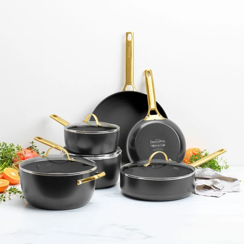 GreenPan - Padova Reserve Black 10-teiliges Pfannenset