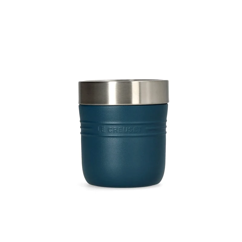 Le Creuset – Lunchbecher für unterwegs, 0,5 l, Dunkelblaugrün