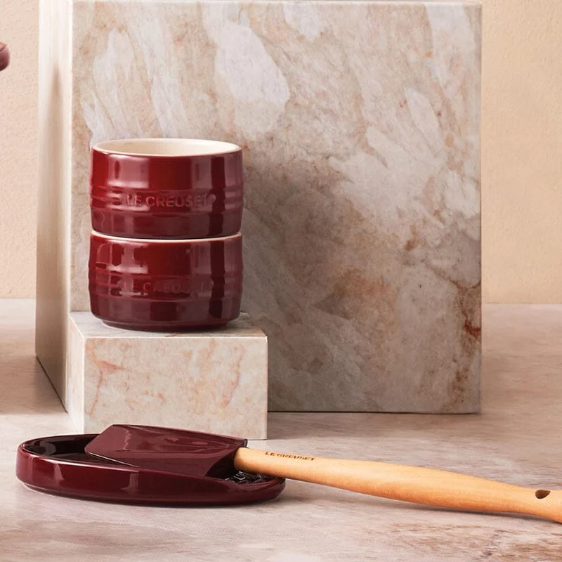 Le Creuset – Premium-Mittelspatel Granat