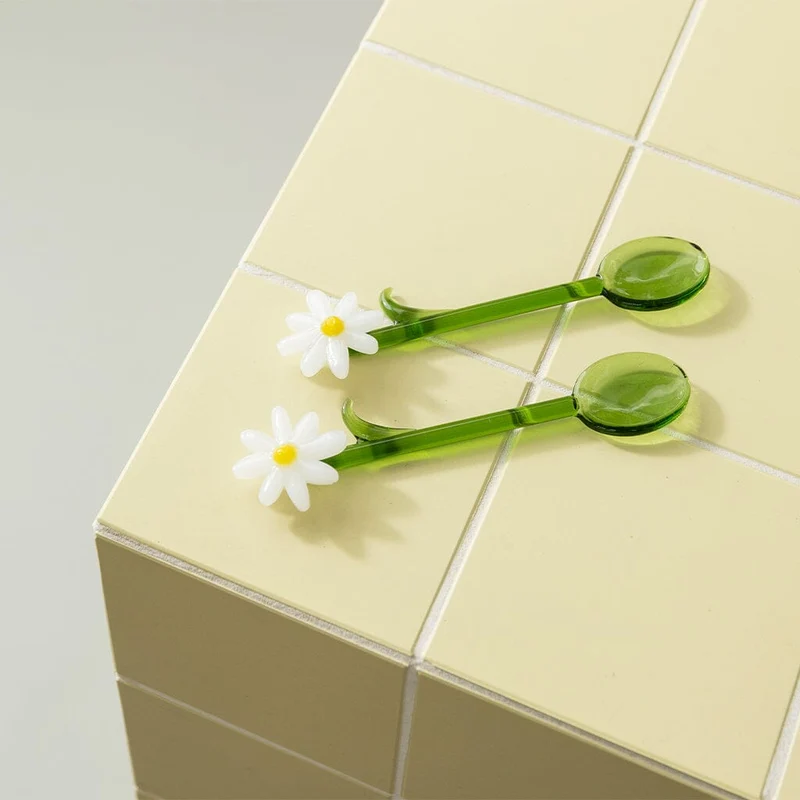 &Klevering - Löffel Flora weiß 2er Set