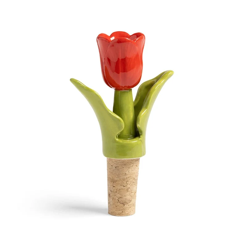 &Klevering - Flaschenverschluss Tulpenrot