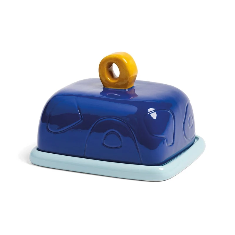 &Klevering - Butterdose Skizze blau