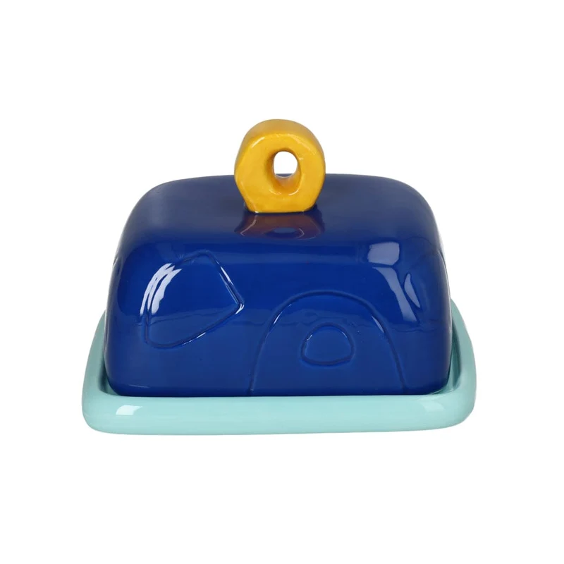 &Klevering - Butterdose Skizze blau