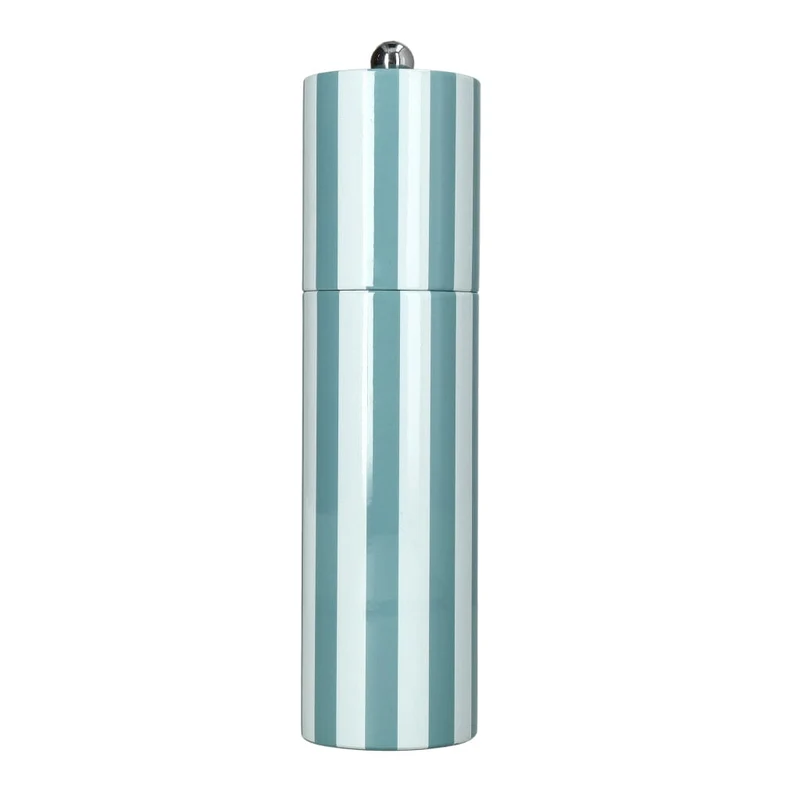 Addison Ross - Column Striped Pfeffer- & Salzmühle Chambray & Weiß 24 cm