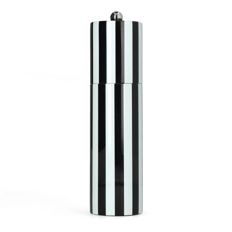 Addison Ross - Column Striped Pfeffer- & Salzmühle Schwarz & Weiß 24 cm