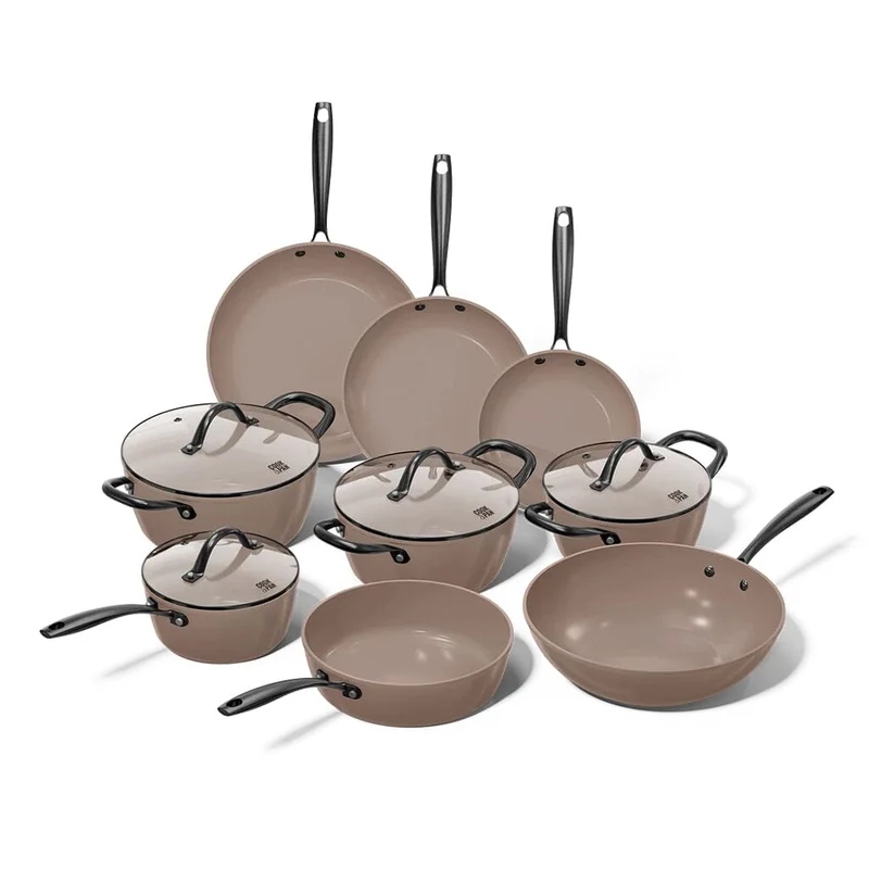 Cook & Pan - Taupe of Mind Pfannenset 9-teilig