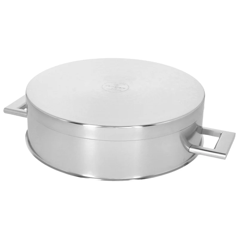 Demeyere - John Pawson 7 Niedrige Stielkasserolle 28 cm mit Deckel
