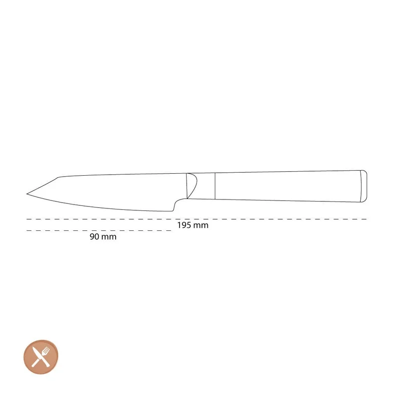 Kai Shun - Schälmesser Kiritsuke 3,5'' (9,0 cm)