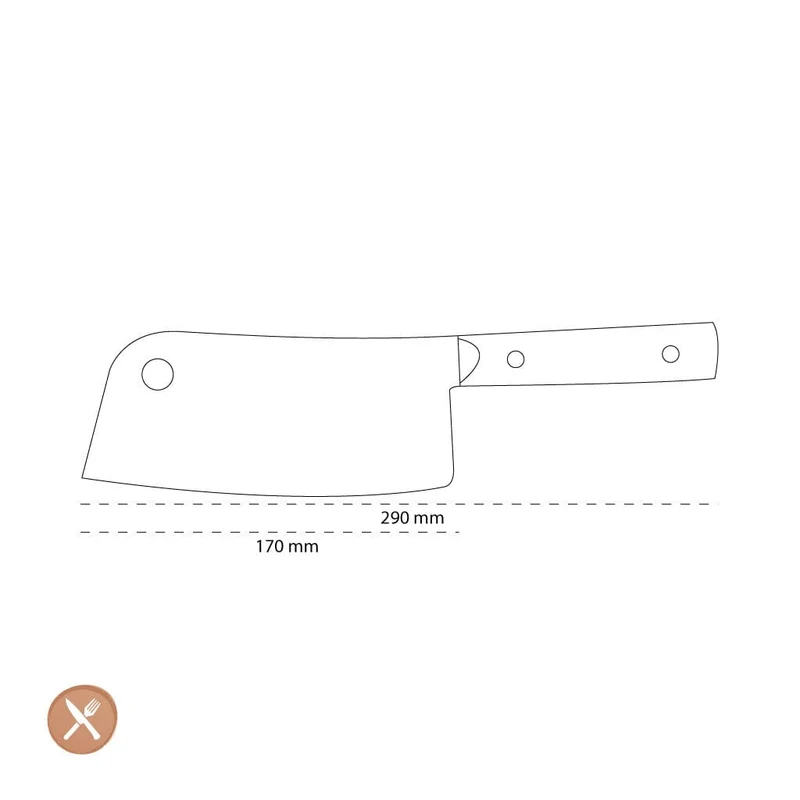 Kai Shun - Klassisches Hackmesser 17 cm