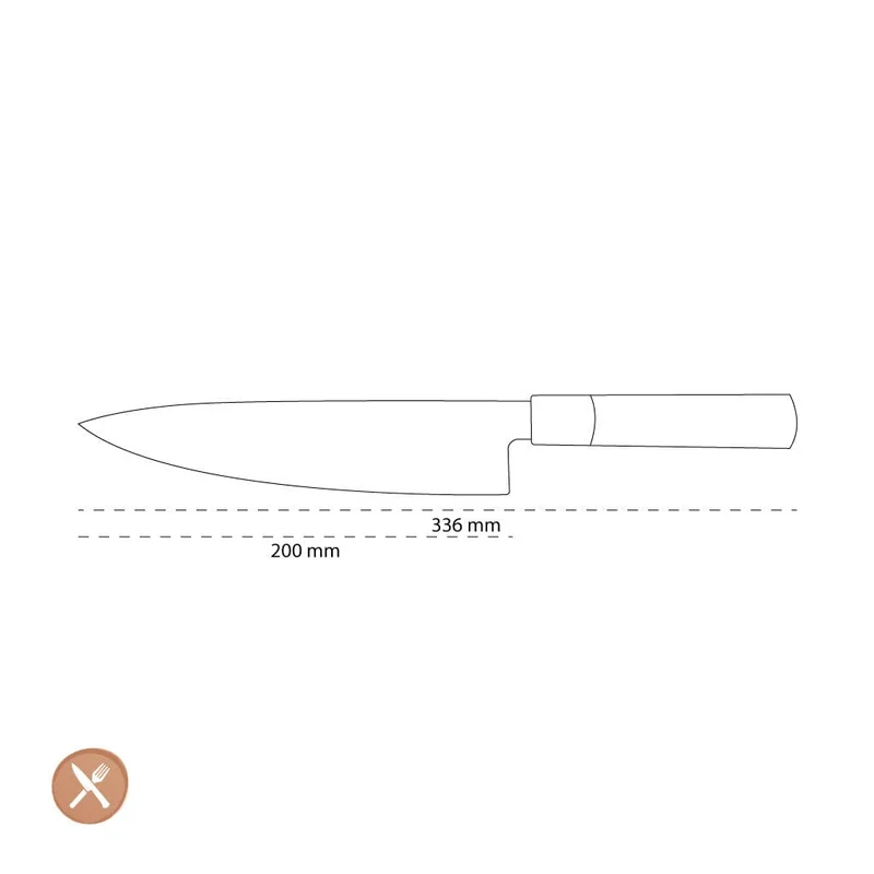 Kai Shun - Wasabi Black Kochmesser 8'' (20,0 cm)