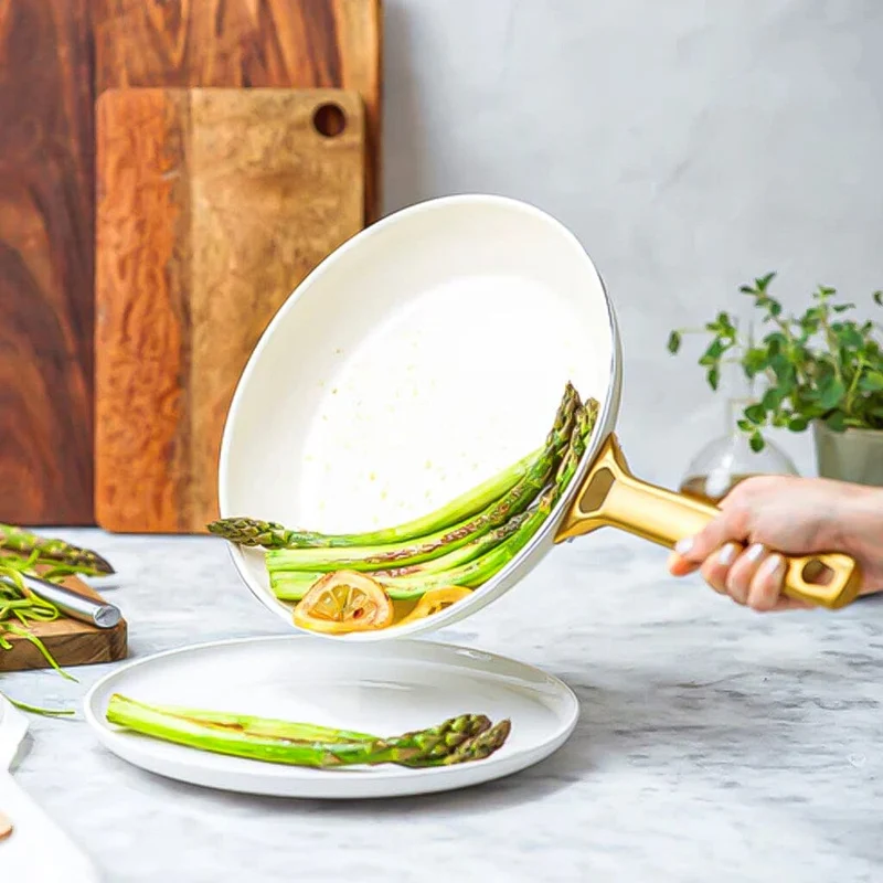 GreenPan - Padova Cream White 10-teiliges Pfannenset