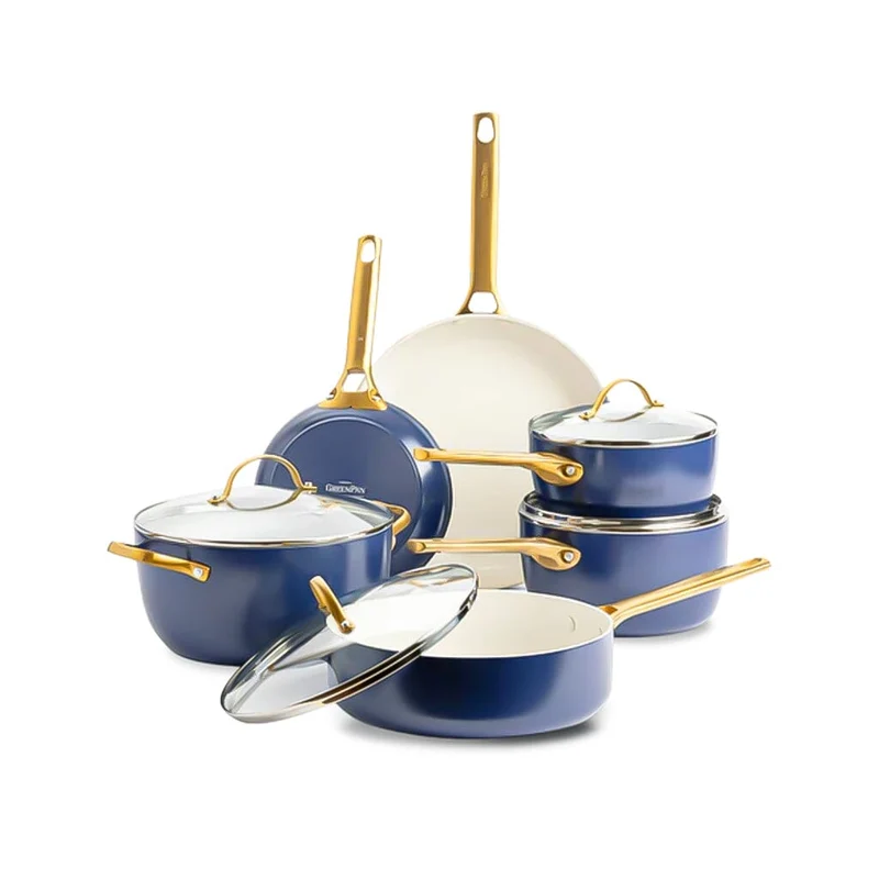 GreenPan - Padova Oxford Blue 10-teiliges Pfannenset