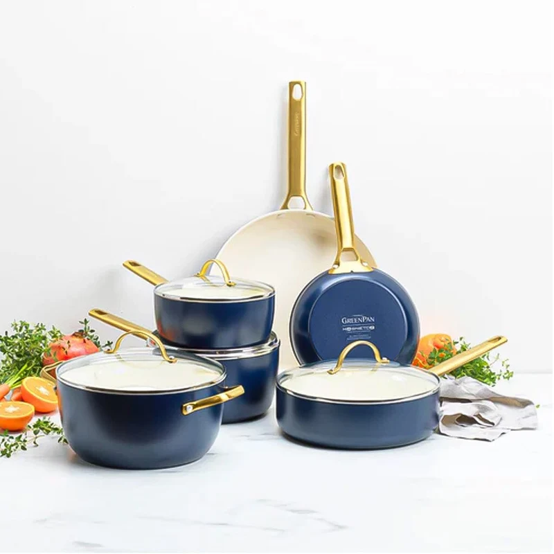 GreenPan - Padova Oxford Blue 10-teiliges Pfannenset