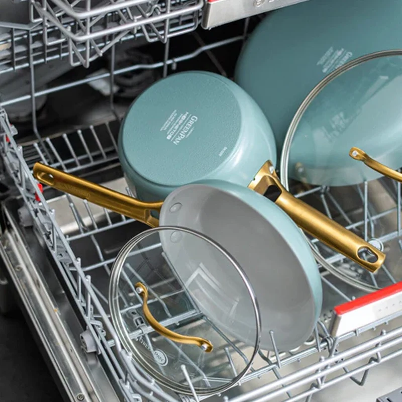 GreenPan - Padova Smokey Blue 2-teiliges Pfannenset mit keramischer Antihaftbeschichtung 20/28 cm