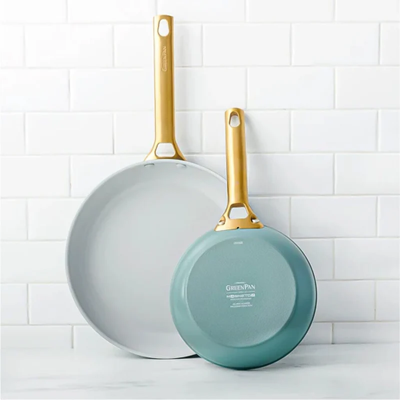 GreenPan - Padova Smokey Blue 2-teiliges Pfannenset mit keramischer Antihaftbeschichtung 20/28 cm