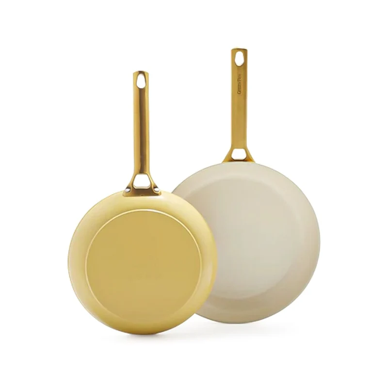 GreenPan - Padova Sunshine Yellow 2-teiliges Pfannenset mit keramischer Antihaftbeschichtung 20/26 cm