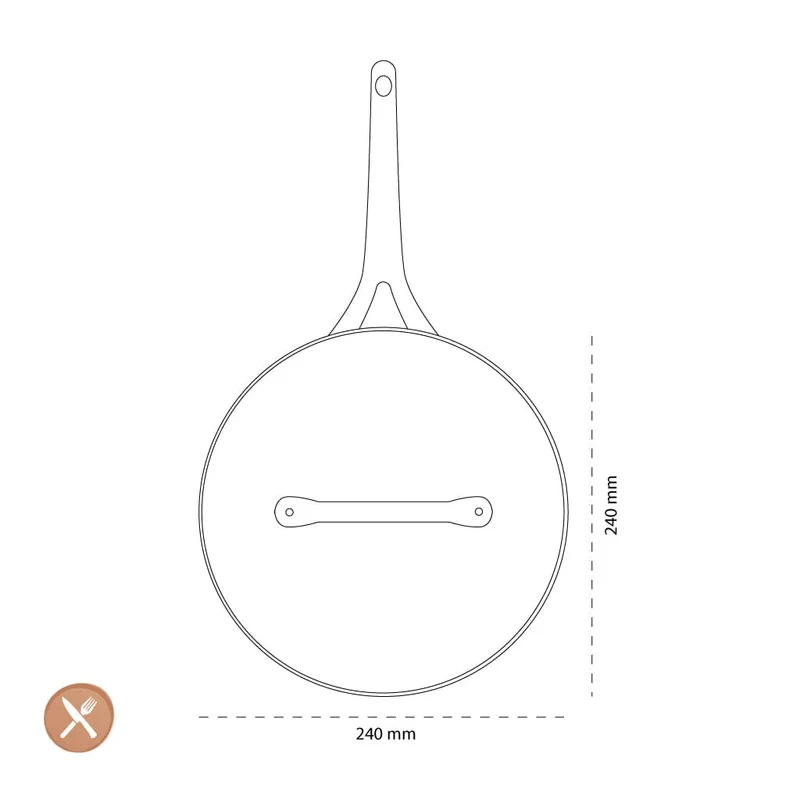 Green Pan - Genfer Schmortopf mit Keramik-Antihaftbeschichtung und Deckel, 24 cm