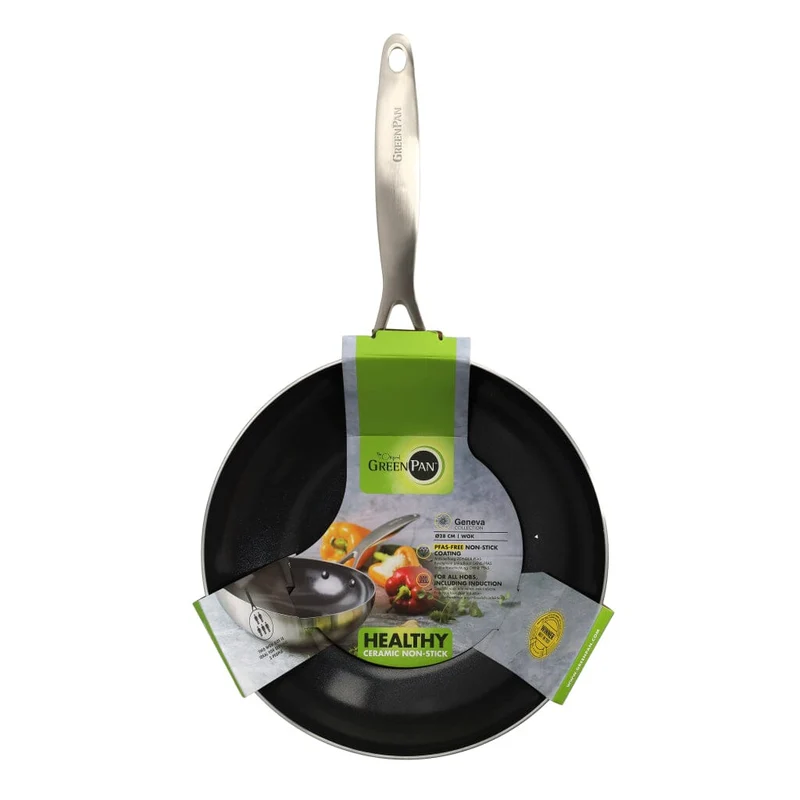 Green Pan – Genfer Wok mit Keramik-Antihaftbeschichtung, 28 cm