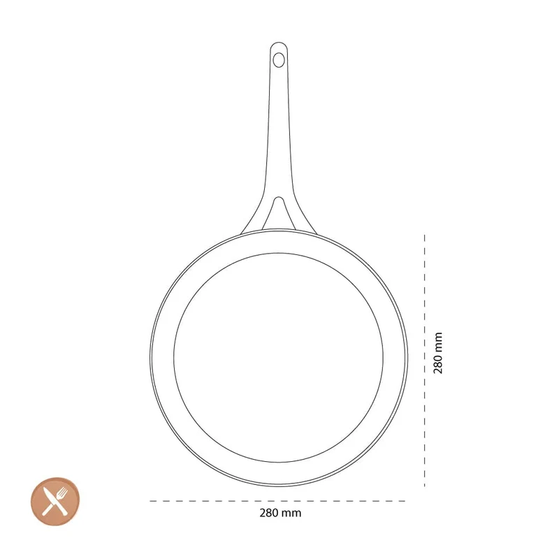 Green Pan - Genfer Bratpfanne mit Keramik-Antihaftbeschichtung, 28 cm