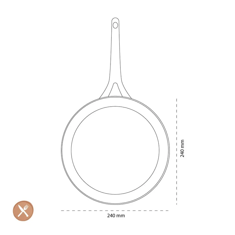 Green Pan - Genfer Bratpfanne mit Keramik-Antihaftbeschichtung, 24 cm