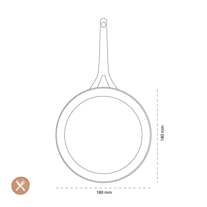 Green Pan - Genfer Bratpfanne mit Keramik-Antihaftbeschichtung, 18 cm