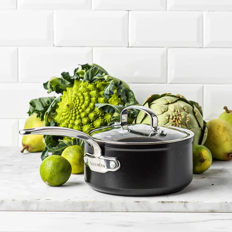 Green Pan - Barcelona Pro Kochtopf mit Keramik-Antihaftbeschichtung 18 cm