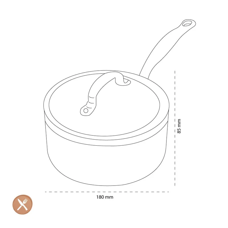 Green Pan - Barcelona Pro Kochtopf mit Keramik-Antihaftbeschichtung 18 cm