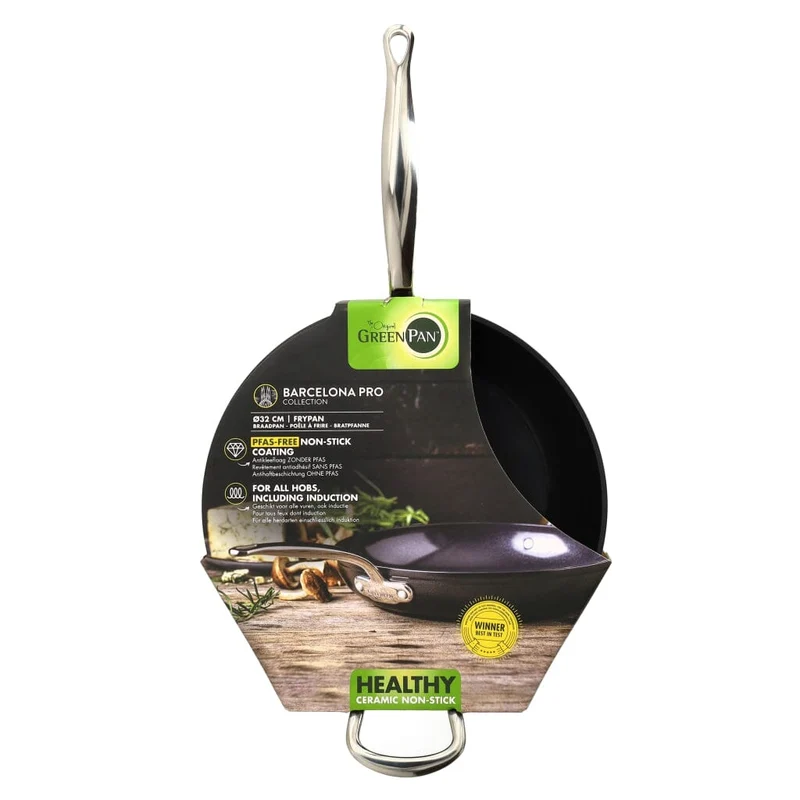 Green Pan - Barcelona Pro Bratpfanne mit Keramik-Antihaftbeschichtung 32 cm