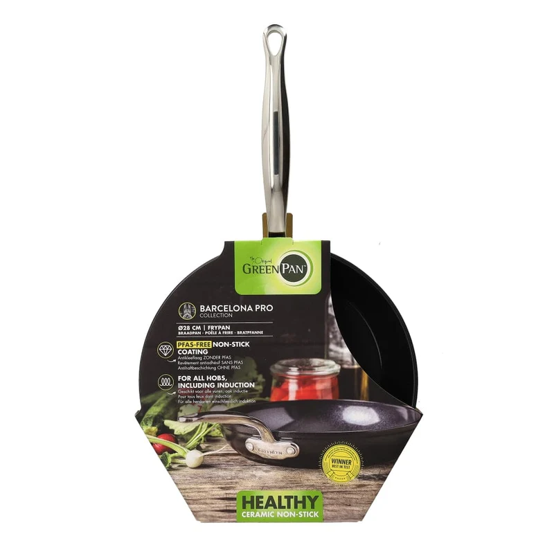 Green Pan - Barcelona Pro Bratpfanne mit Keramik-Antihaftbeschichtung 28 cm