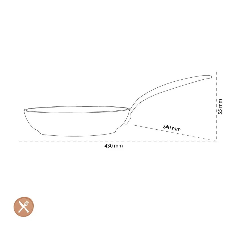 Green Pan - Barcelona Pro Bratpfanne mit Keramik-Antihaftbeschichtung 24 cm