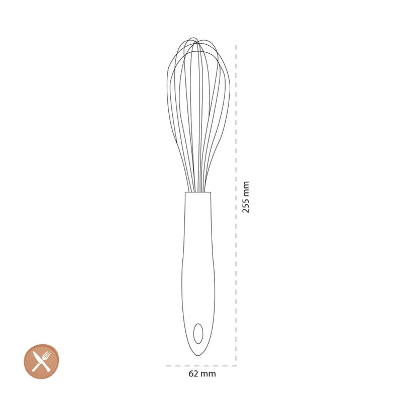 Tools2Cook - Silikon-Schneebesen Salbeigrün
