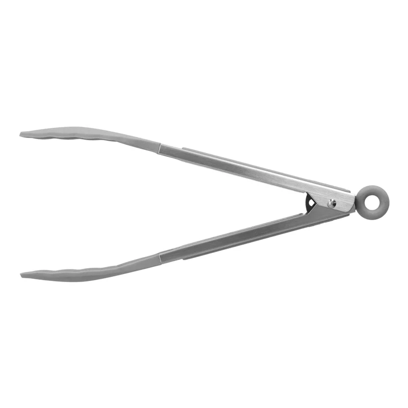 Tools2Cook - Küchenzange aus Silikon, Muskatnussgrau