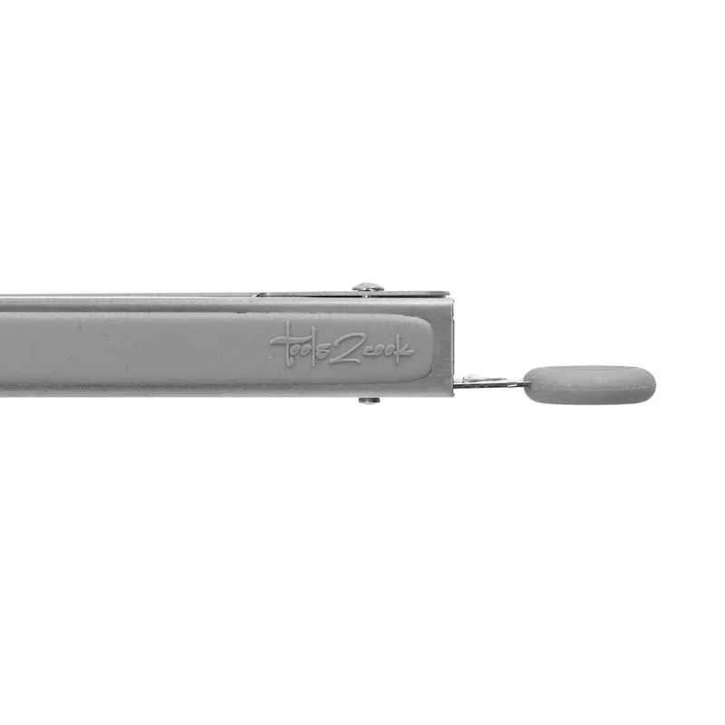 Tools2Cook - Küchenzange aus Silikon, Muskatnussgrau