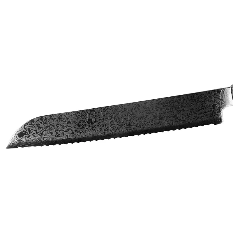 Shinrai Knives - Takumi Kaza Damascus Brotmesser 20 cm